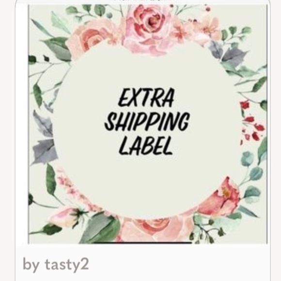 Extra Shipping Label - Picture 1 of 1